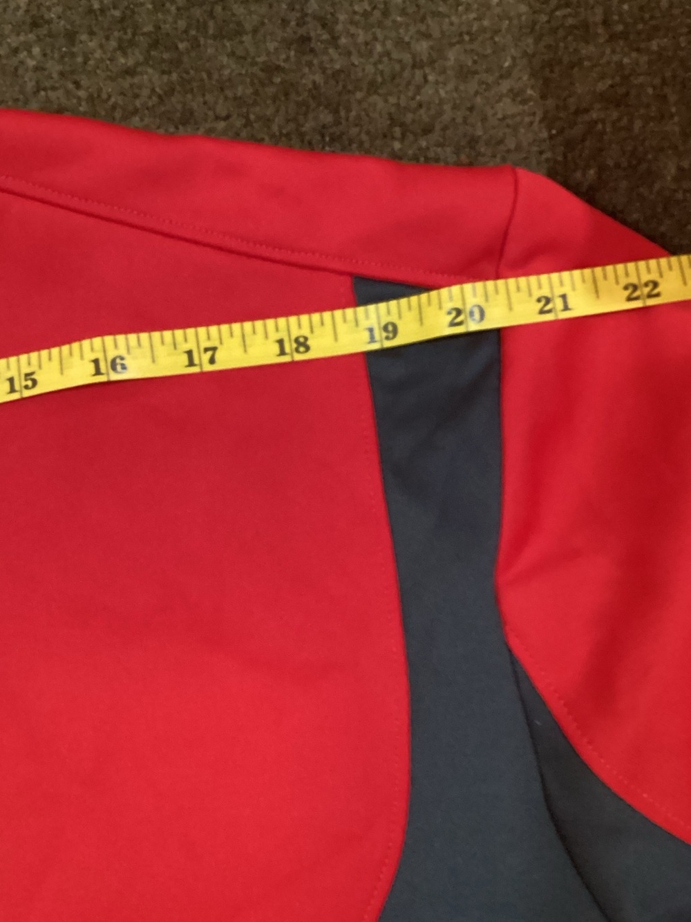 Jordan Red and Gray Performance Full-Zip Jacket - Picture 7 of 7